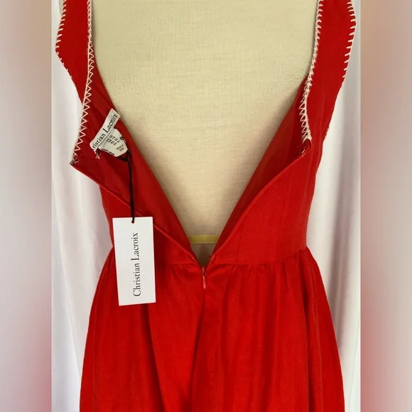 Christian Lacroix Linen Midi Dress - Picture 5 of 6